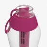 Dafi SOFT 0.5l filter bottle (pink) + 100% natural coconut shell ​charcoal filter