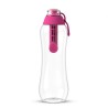 Dafi SOFT 0.5l filter bottle (pink) + 100% natural coconut shell ​charcoal filter